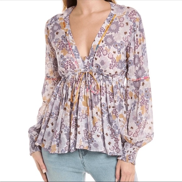 Johnny Was Tops - Jonny Was Darla Peasant Boho Top